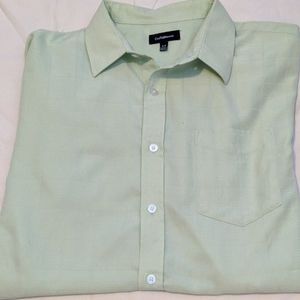 Mint Green short sleeve button up